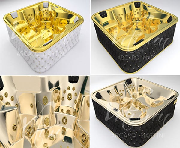 Worlds first 24 carat gold bathtub is available exclusively in UAE Worlds first 24 carat gold bathtub is available exclusively in UAE