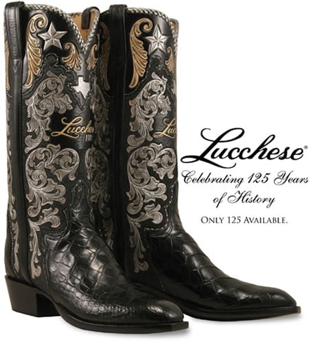 Exquisite Limited Edition 125th Anniversary Boots by Lucchese