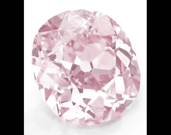 A 9 carat pink diamond ring is estimated to fetch $8 million