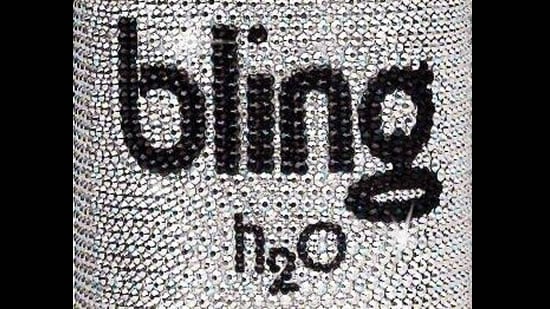 Bling H20s Swarovski encrusted Dubai Collection bottle retails at $2,600