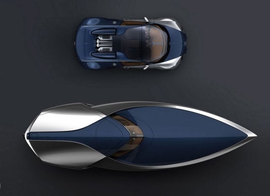 Bugatti Veyron Sang Bleu speedboat concept