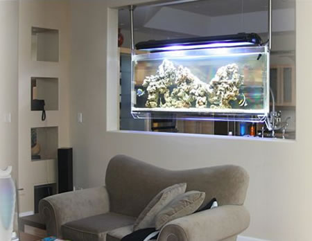 Spacearium is Ceiling Mounted Aquarium for your den | Luxurylaunches