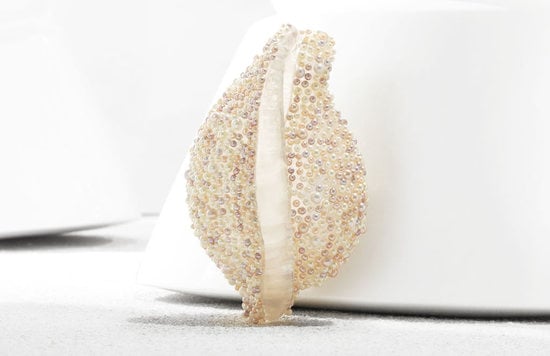 Chanel Shell Minaudiere studded with fresh water pearls is inspired by the ocean