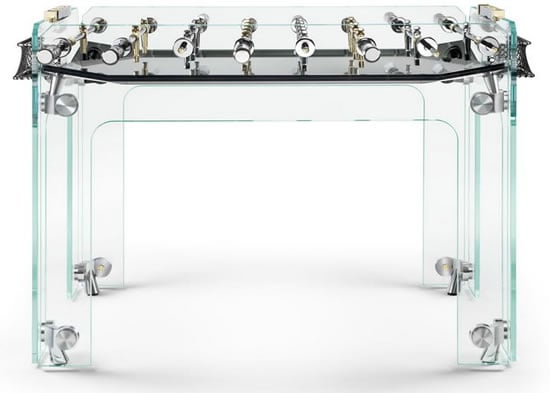 Cristallino Gold football table blings up the game Cristallino Gold football table blings up the game