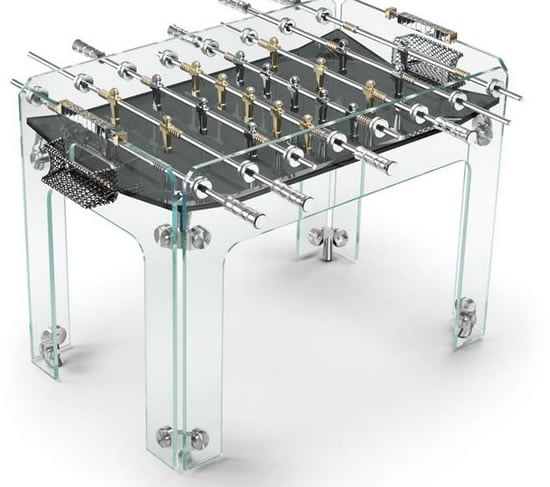 Cristallino Gold football table blings up the game Cristallino Gold football table blings up the game