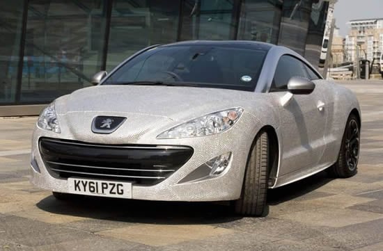 Peugeot brings out diamond studded RCZ 81 for Queen Elizabeths 60th anniversary celebration Peugeot brings out diamond studded RCZ 81 for Queen Elizabeths 60th anniversary celebration