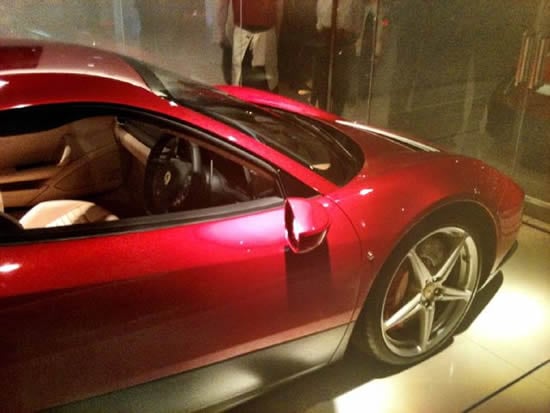 Eric Claptons one off Ferrari 458 Italia is locked inside a glass box Eric Claptons one off Ferrari 458 Italia is locked inside a glass box
