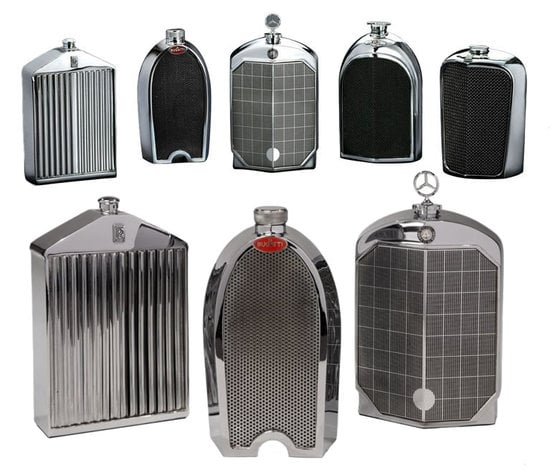 Rolls Royce, Bugatti, Mercedes, Bentley & Jaguar Decanters to raise a toast this Christmas