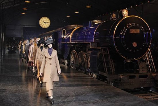 Louis Vuitton train at Paris Fashion Week is rumored to be worth $8 million Louis Vuitton train at Paris Fashion Week is rumored to be worth $8 million