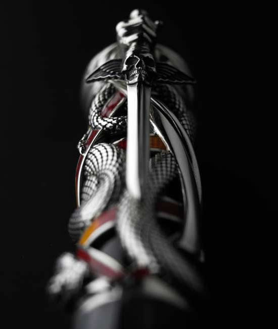 Slyvester Stallone designs Montegrappa Chaos pen Slyvester Stallone designs Montegrappa Chaos pen