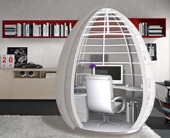Nu Ovo home pod creates a private space anywhere in your house Nu Ovo home pod creates a private space anywhere in your house