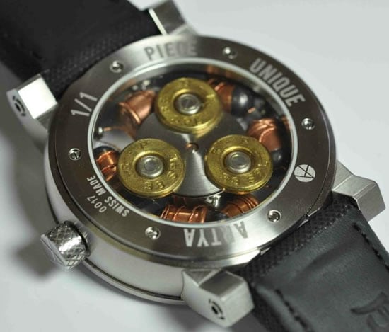 Artya’s one off Son of a Gun watch targets time with real bullets Artya’s one off Son of a Gun watch targets time with real bullets