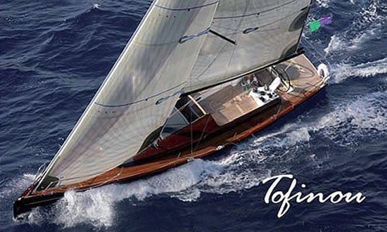 Philippe Starck designs the Tofinou 12 luxury yacht