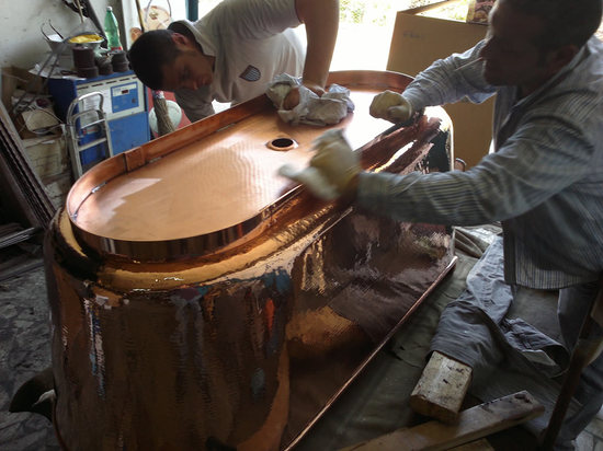 Amarcord copper bathtub Amarcord copper bathtub