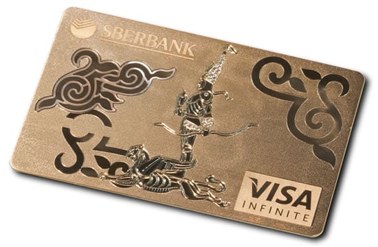 Visa unveils the world’s first jewel encrusted solid gold card Visa unveils the world’s first jewel encrusted solid gold card