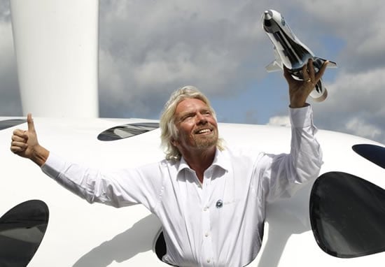 Richard Branson along with his two children will fly aboard Virgin Galactics first space flight Richard Branson along with his two children will fly aboard Virgin Galactics first space flight