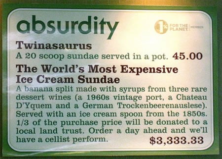 Worlds most expensive Ice cream sundae for $60,000