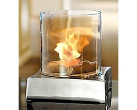 The GlassFire fireplace is Smokeless