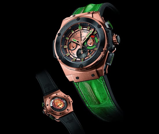 Hublot puts up 12 unique Knockout King Power WBC timepieces for auction