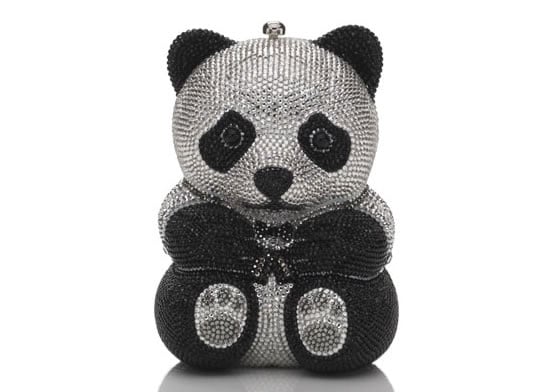 Judith Leibers Ling Panda bear minaudière will cuddle your personal stuff