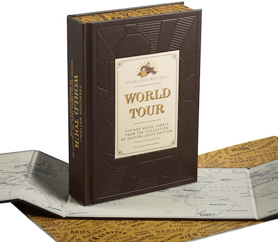 Louis Vuitton World Tour travel book will contain unique hotel labels
