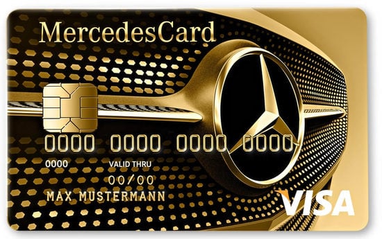 Mercedes launches Gold and Silver credit cards