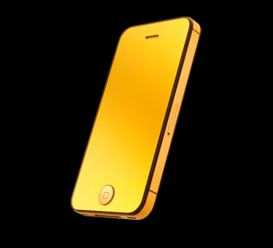 Amosu Couture offers 24ct mirror gold iPhone 4S Amosu Couture offers 24ct mirror gold iPhone 4S