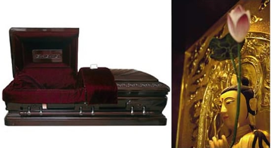 RIP in the worlds most expensive casket at an air conditioned columbarium in Malaysia RIP in the worlds most expensive casket at an air conditioned columbarium in Malaysia