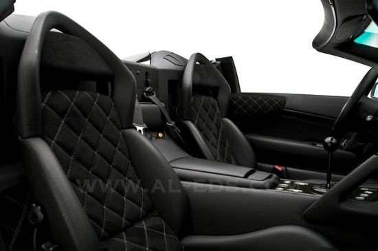 This Lamborghini Murcielago Roadster is customized with an automated cigar holder This Lamborghini Murcielago Roadster is customized with an automated cigar holder
