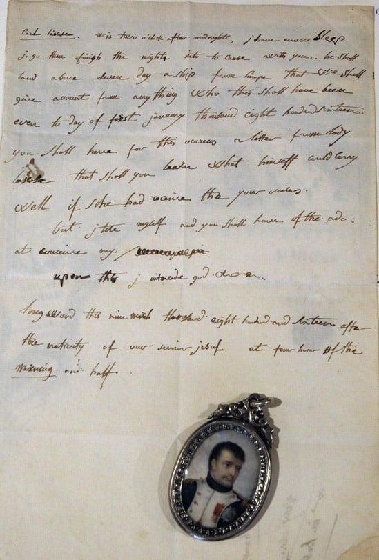 Napoleon Bonaparte’s letter in English auctioned for $400,000 Napoleon Bonaparte’s letter in English auctioned for $400,000