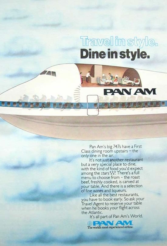 Vintage Ads Pan Am First / Clipper class Vintage Ads Pan Am First / Clipper class