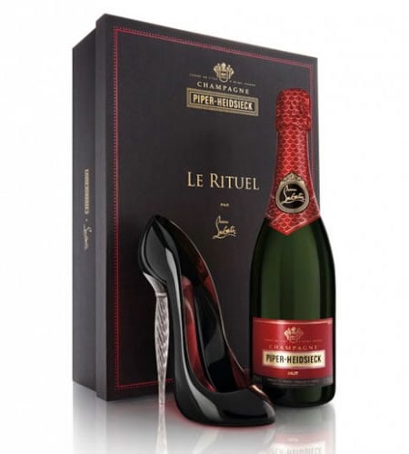 Piper Heidsieck teams up with Christian Louboutin to create the “Le Rituel” Box Set Piper Heidsieck teams up with Christian Louboutin to create the “Le Rituel” Box Set