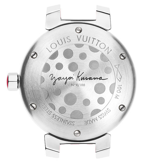 Louis Vuitton Tambour watch by Yayoi Kusama and Marc Jacobs