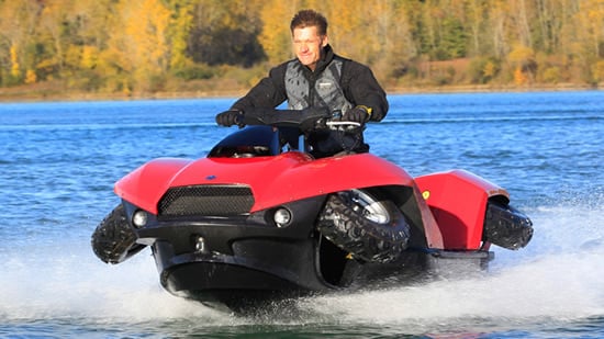 The Quadski amphibious ATV will soon be up for grabs in the U.S. The Quadski amphibious ATV will soon be up for grabs in the U.S.