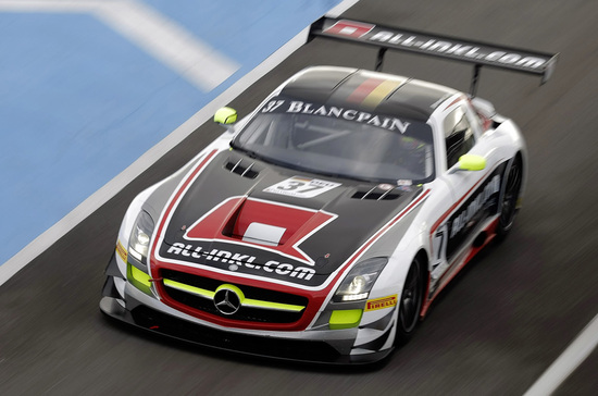 Mercedes Benz SLS AMG GT3 45th Anniversary racecar Mercedes Benz SLS AMG GT3 45th Anniversary racecar