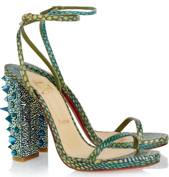 Christian Louboutin Palace 120 Swarovski crystal embellished snake sandals Christian Louboutin Palace 120 Swarovski crystal embellished snake sandals