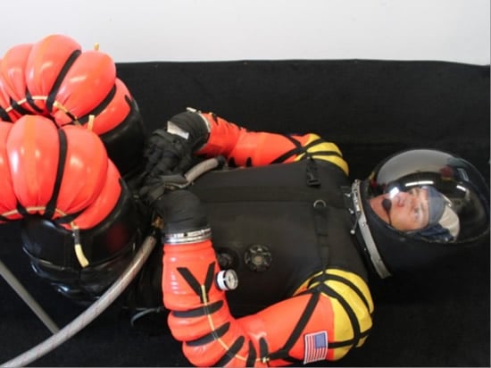 The Final Frontier Space Suit is designed for space tourists