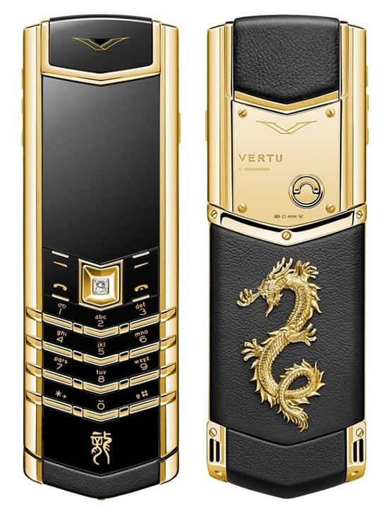Vertu Signature Dragon Collection celebrates Lunar New Year with three cell phones Vertu Signature Dragon Collection celebrates Lunar New Year with three cell phones