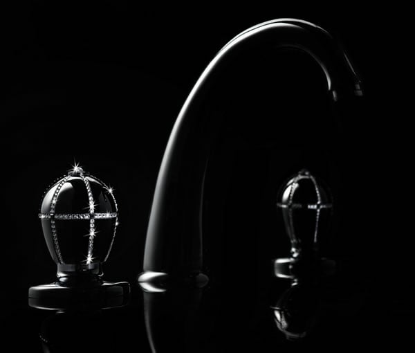 Maier debuts Swarovski-studded Klass faucet collection