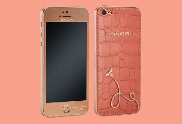 Bejeweled iPhone 5 from Givori’ s Charlotte Collection to be sold by Damas