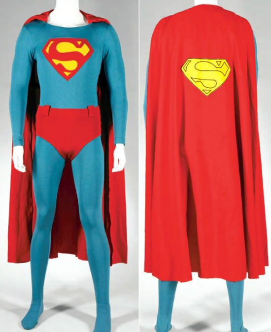 Superman IV costume as well as Charlie Chaplin's hat and cane sold