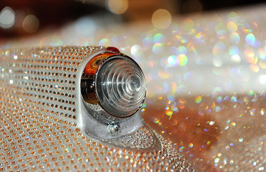 1962 Rolls Royce Silver Cloud dazzles in a million Swarovski crystals