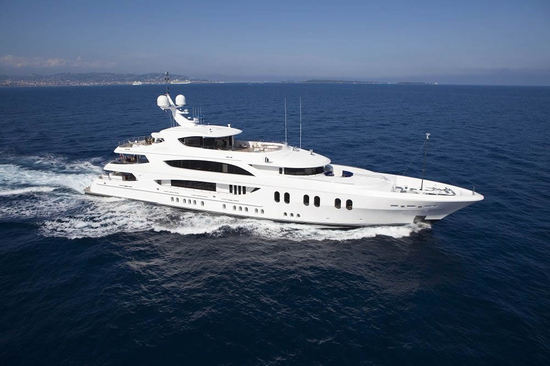 Superyacht Lady Linda set to sail in the Mediterranean