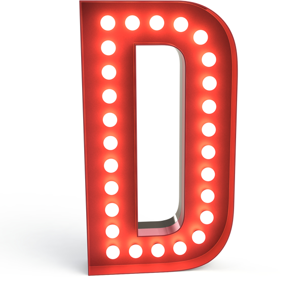 Delightfull Graphic Lamp Collection illuminates letters, numbers and ...