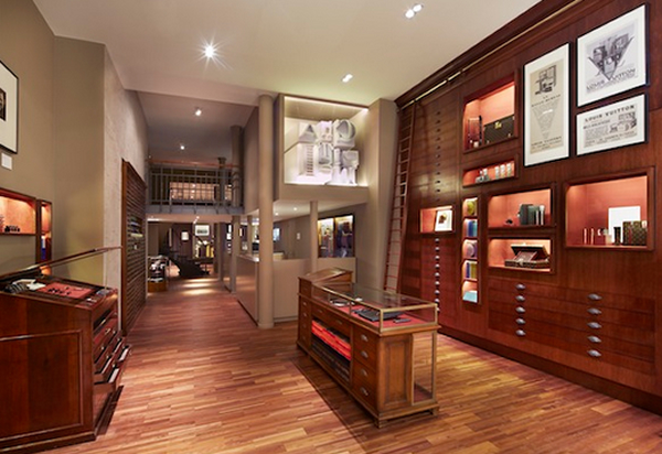 Louis Vuitton transformed Saint-Germain-des-Prés store into a bookstore  with writing room 