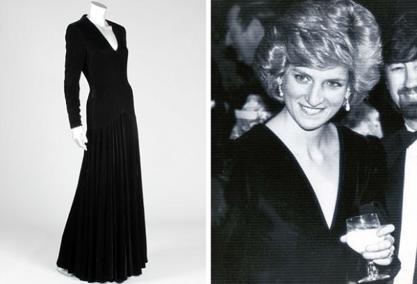 Catherine walker diana black sales dress