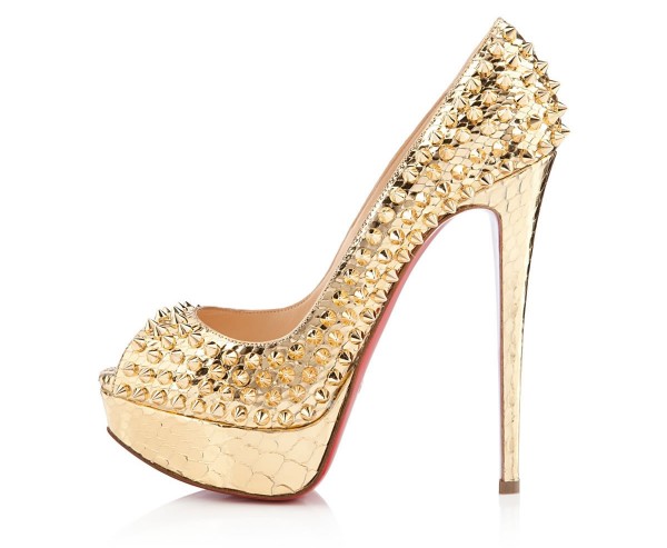 Christian Louboutin Lady Peep Spikes and Ironito complement each other