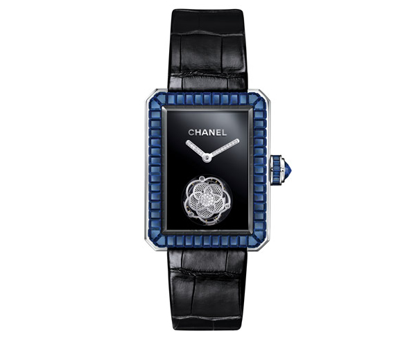 2013 Chanel Premiere Flying Tourbillon timepieces dazzle with blue